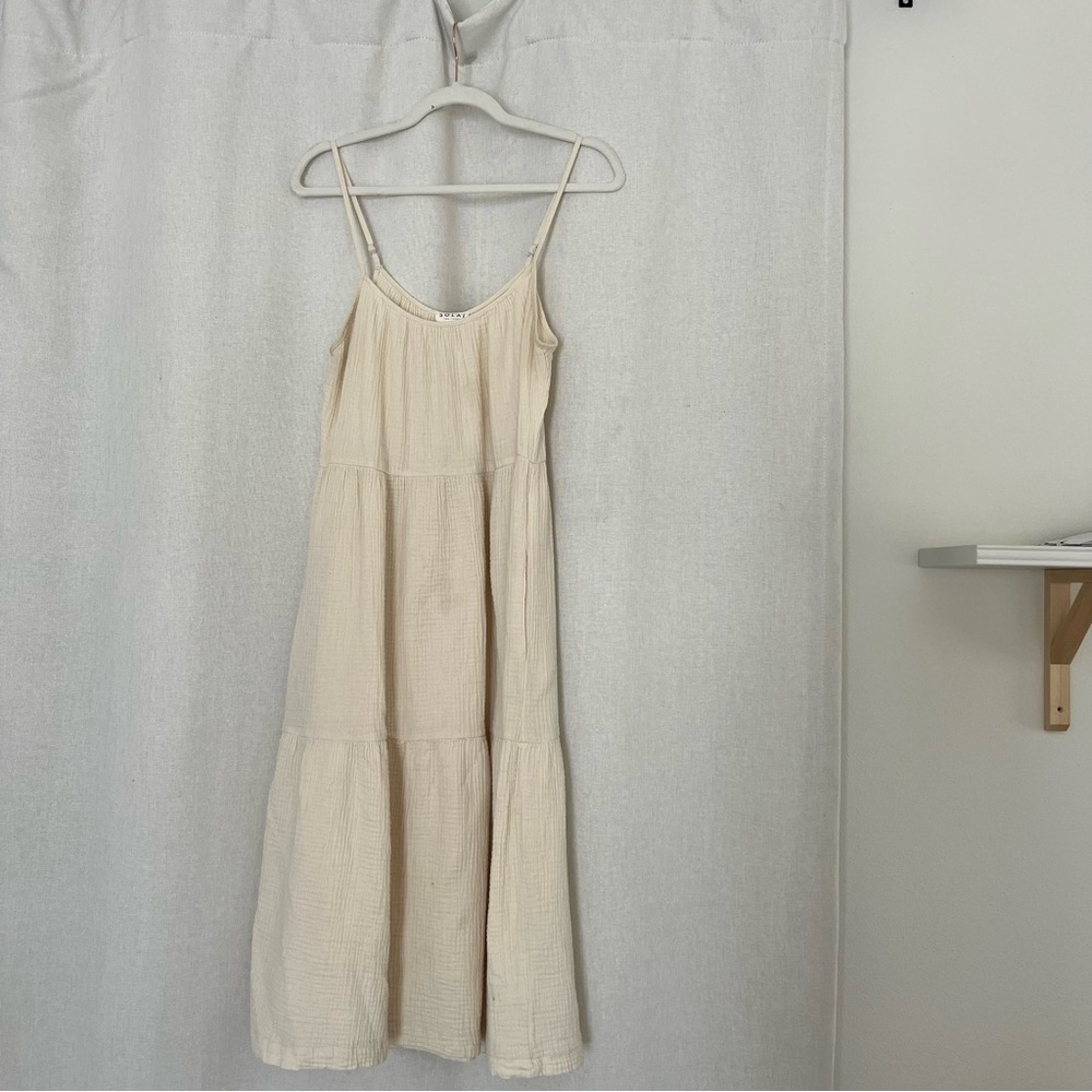 SOLAI muslin cotton dress